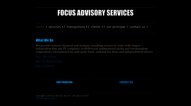 focusadvisoryservices.com