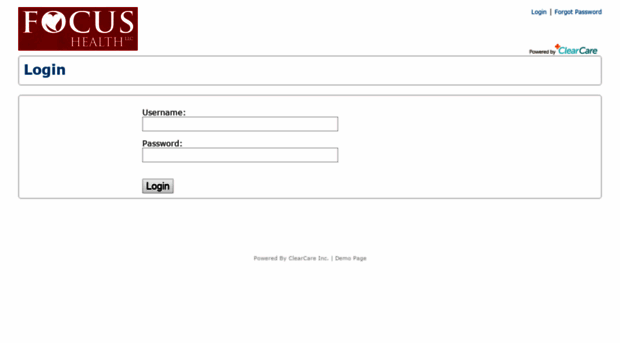focushealth.clearcareonline.com