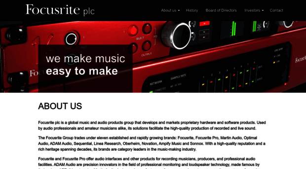 focusriteplc.com