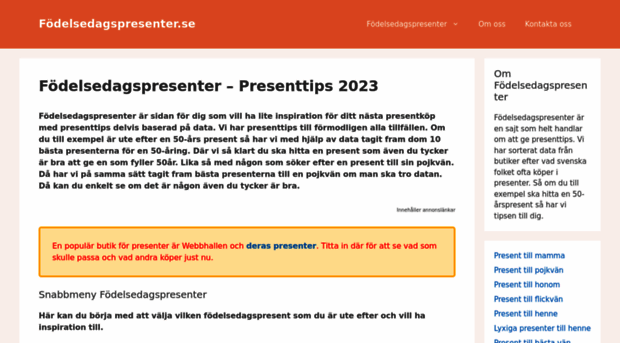 fodelsedagspresenter.se