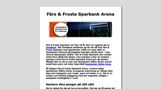 fofsparbankarena.se