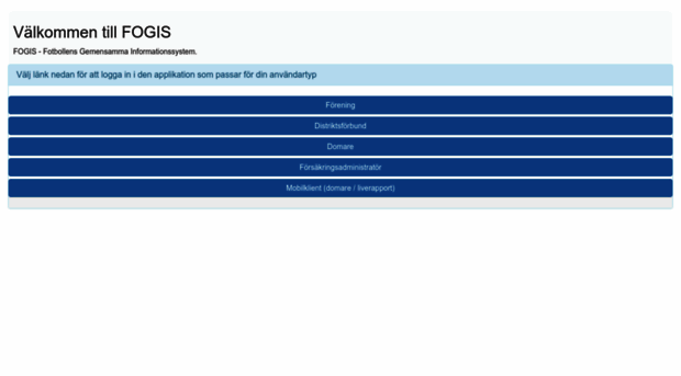 fogis.svenskfotboll.se