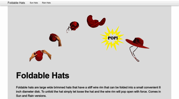 foldablehats.com