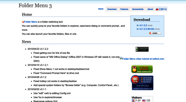 foldermenu.sourceforge.net