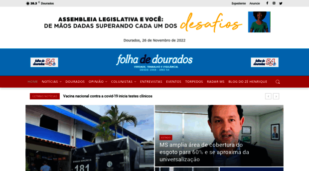 folhadedourados.com.br