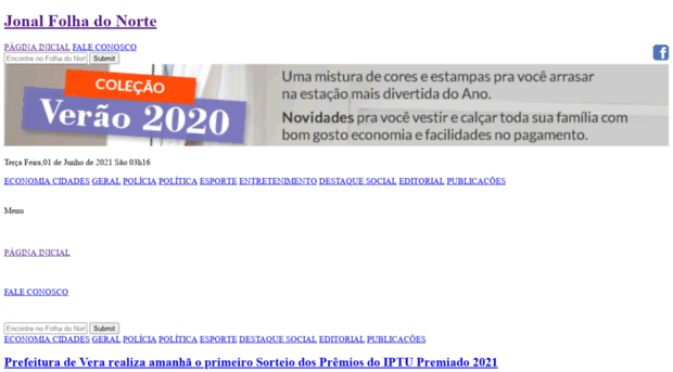 folhadonortemt.com.br
