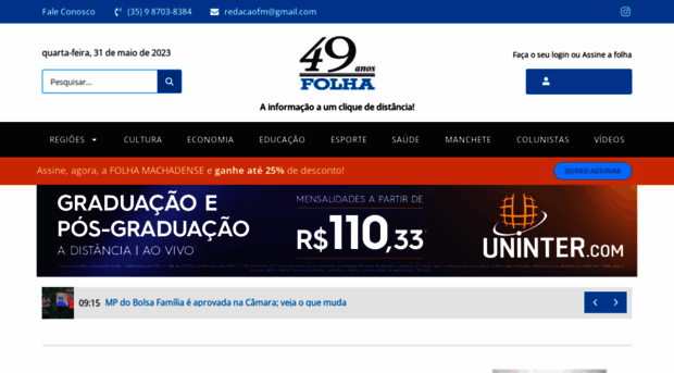 folhamachadense.com.br