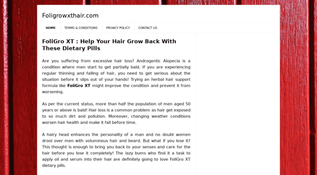 foligrowxthair.com