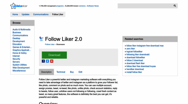 follow-liker.updatestar.com