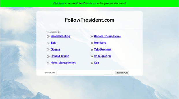 followpresident.com