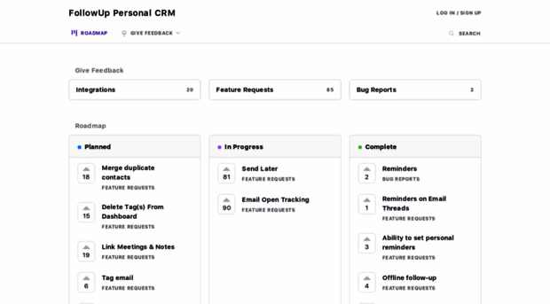 followup-personal-crm.canny.io