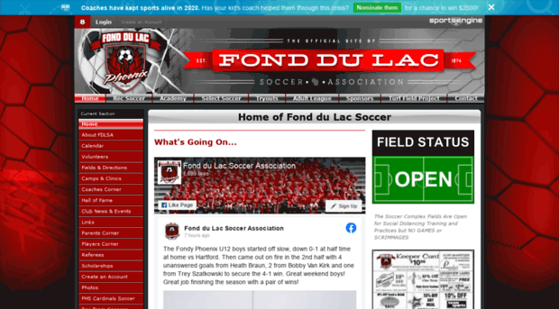 fondysoccer.com