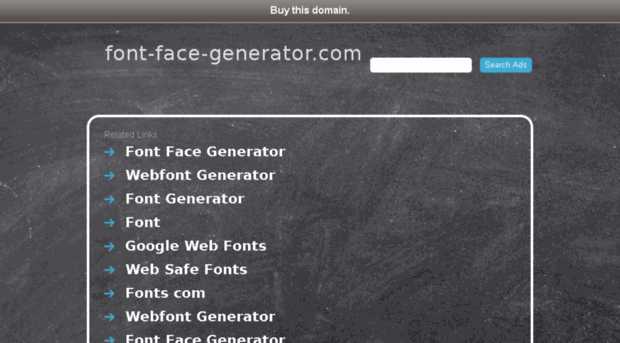 font-face-generator.com