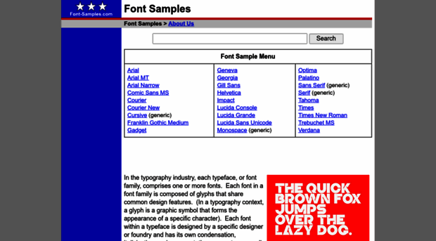 font-samples.com