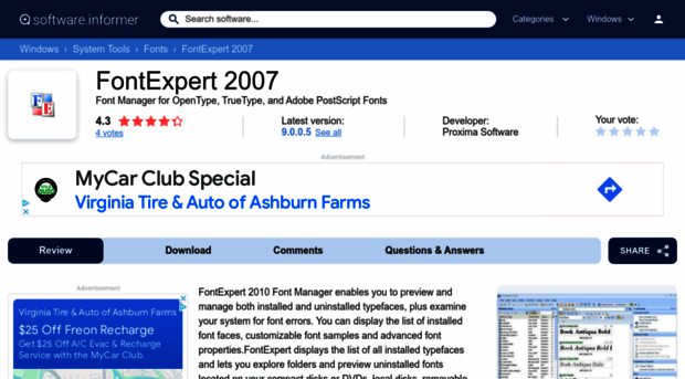 fontexpert-2007.software.informer.com