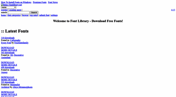 fontlibrary.net