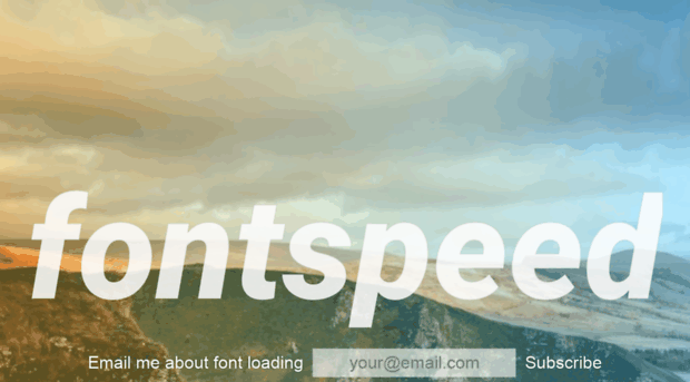 fontspeed.io