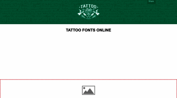 fontstattoo.com