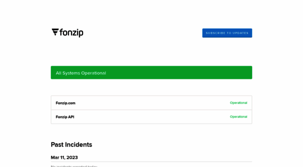 fonzip.statuspage.io