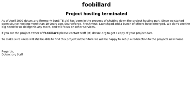 foobillard.sunsite.dk