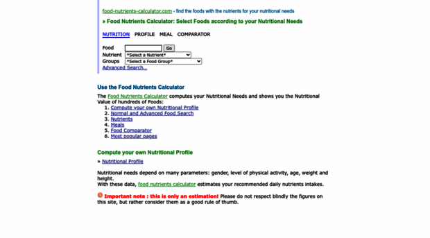 food-nutrients-calculator.com