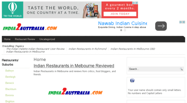 food.india2australia.com