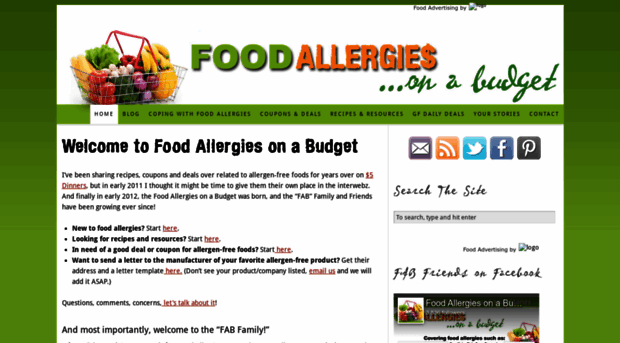 foodallergiesonabudget.com