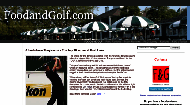 foodandgolf.com