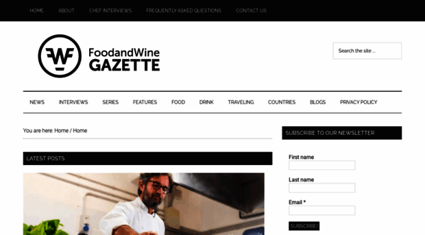 foodandwinegazette.com