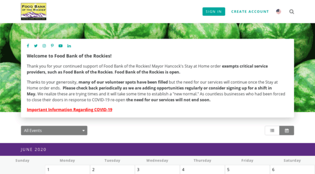 foodbankrockies.volunteerhub.com