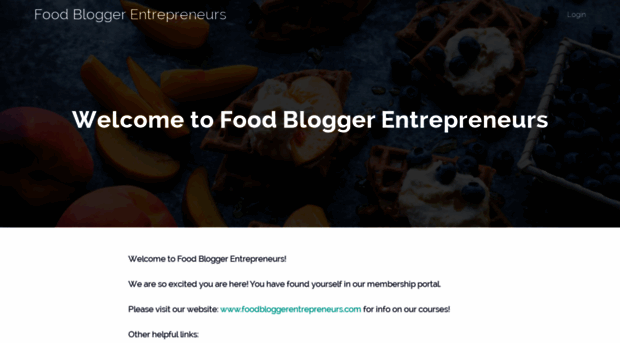 foodbloggerentrepreneurs.teachable.com