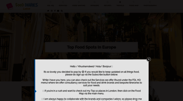 foodiarieslondon.com