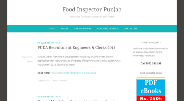 foodinspectorpunjab.com