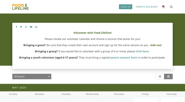 foodlifeline.volunteerhub.com