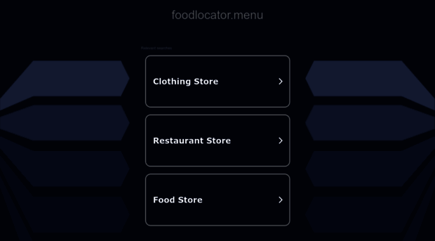 foodlocator.menu