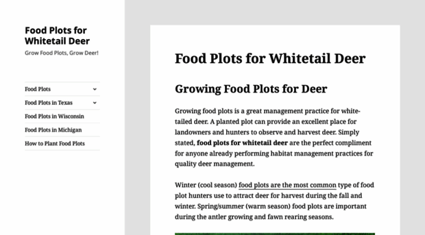 foodplotsforwhitetaildeer.com