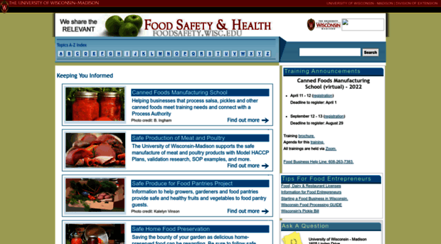 foodsafety.wisc.edu