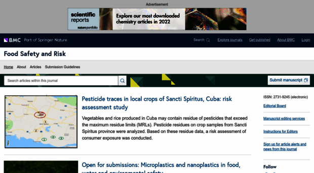 foodsafetyandrisk.biomedcentral.com