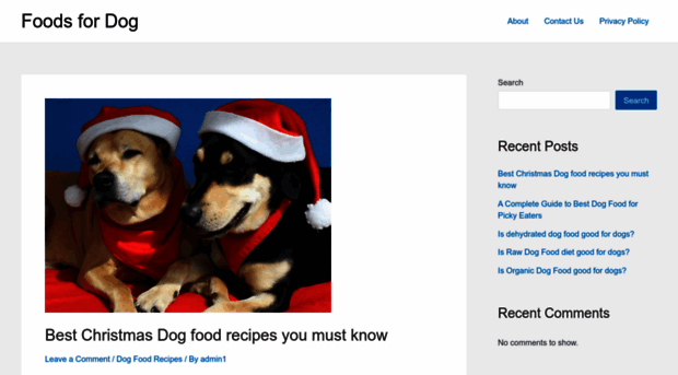 foodsfordog.com