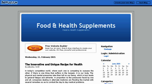 foodsupplements.beeplog.com