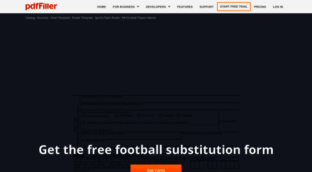 football-substitution-form-pdffiller-football-player-list-format