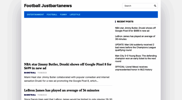 football.justbartanews.com