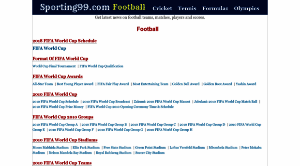 football.sporting99.com