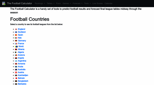 footballcalculator.co.uk