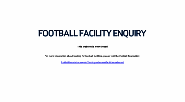 footballfacilityenquiry.co.uk