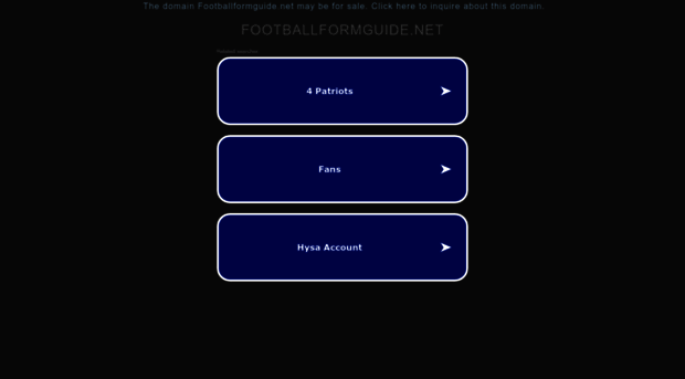 footballformguide.net