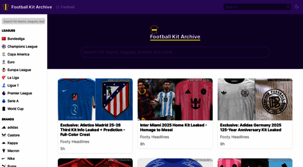 footballkitarchive.com