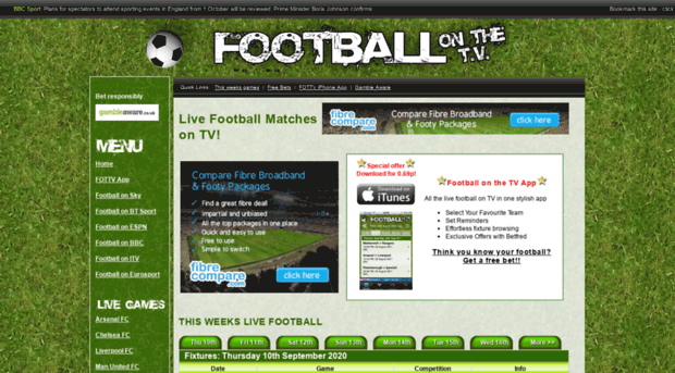 footballonthetv.co.uk