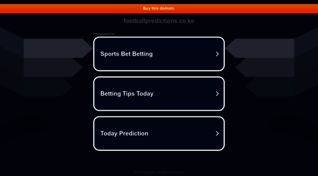 footballpredictions.co.ke