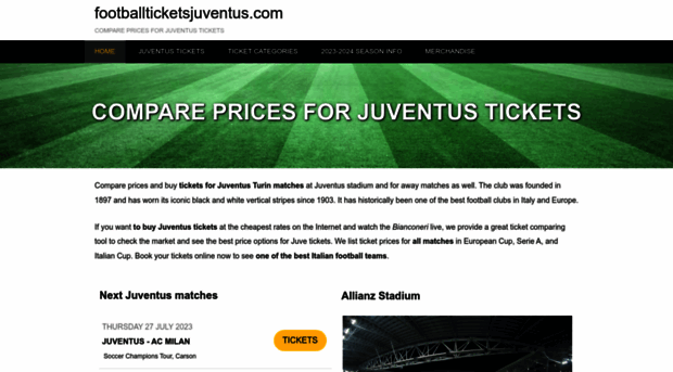 footballticketsjuventus.com